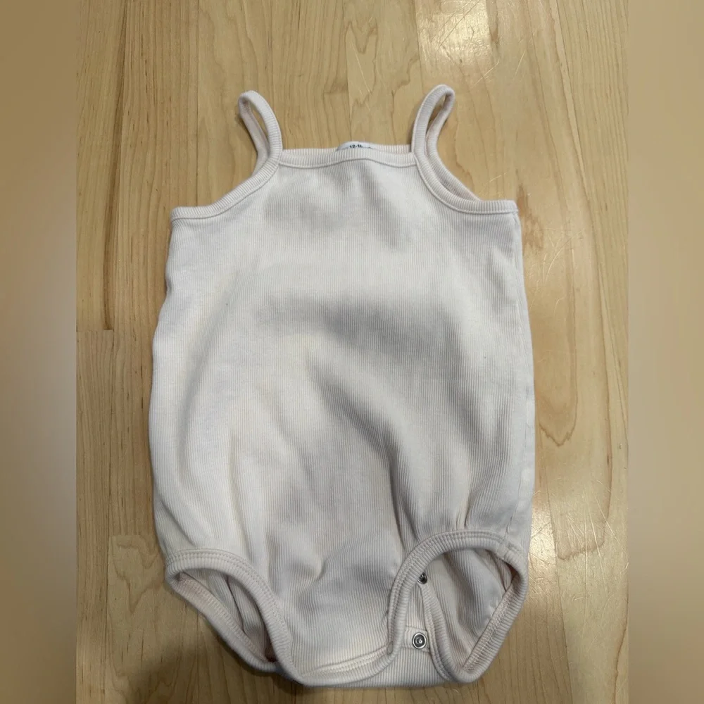 Zara Baby Set - White, Green, and Floral